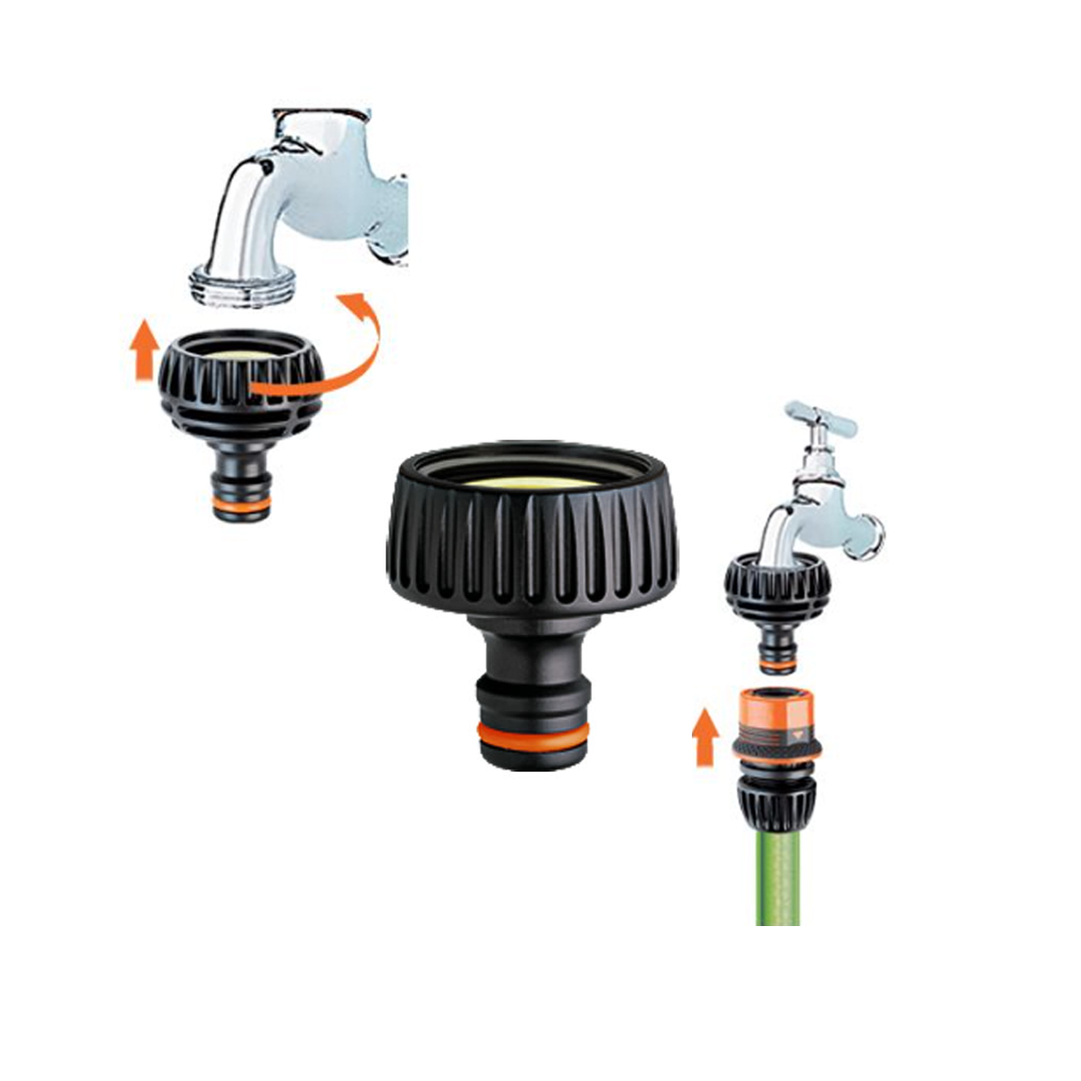 CLABER 8627 TAP CONNECTOR 3/4'' FEMALE BLISTER