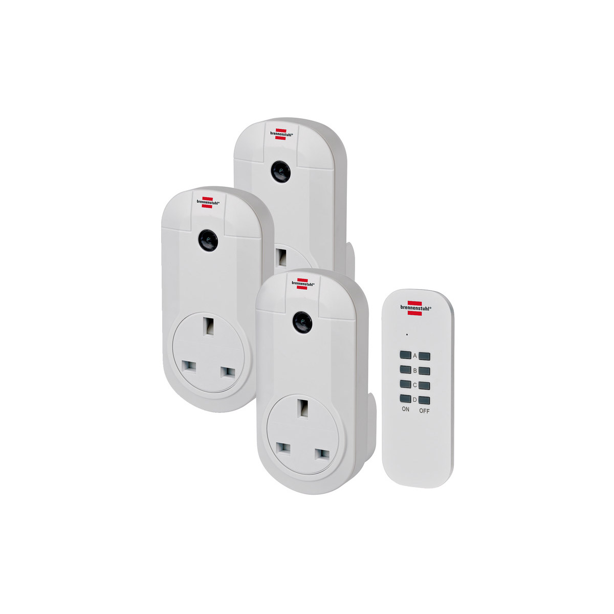 BRENNENSTUHL COMFORT-LINE ΣΕΤ ΜΕ ΤΗΛΕΧΕΙΡΙΣΤΗΡΙΟ ΓΙΑ ΕΛΕΓΧΟ ΣΥΣΚΕΥΩΝ