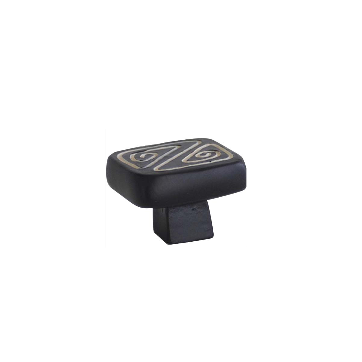FURNITURE KNOB B BEAUTY 136MM PLASTIC BLACK WITH BEIGE