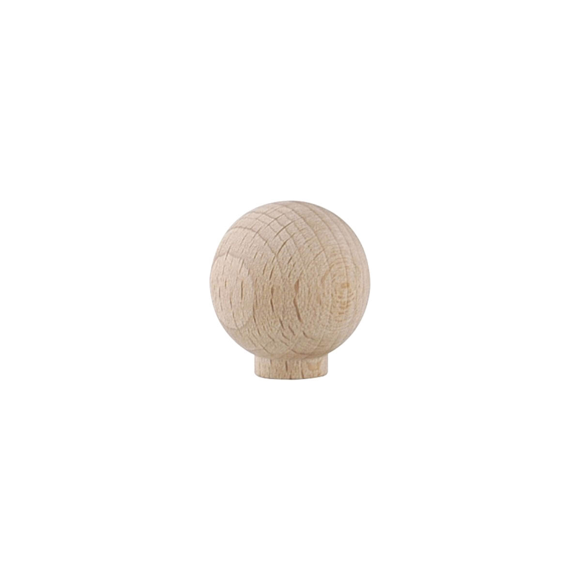 FURNITURE KNOB B BEAUTY Ø30MM BEECH