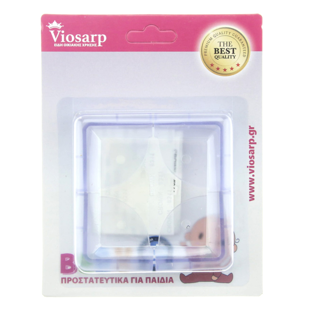 VIOSARP PROTECTORS FOR TABLE CORNERS 4PCS SILICONE VC1052