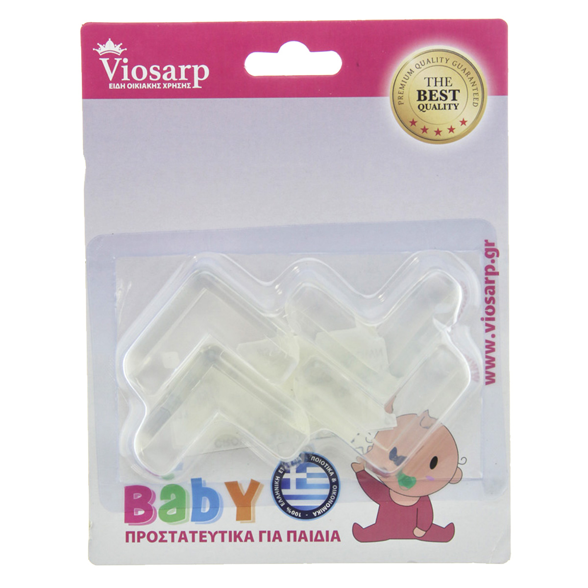 VIOSARP PROTECTORS FOR TABLE CORNERS 4PCS SILICONE VC1049