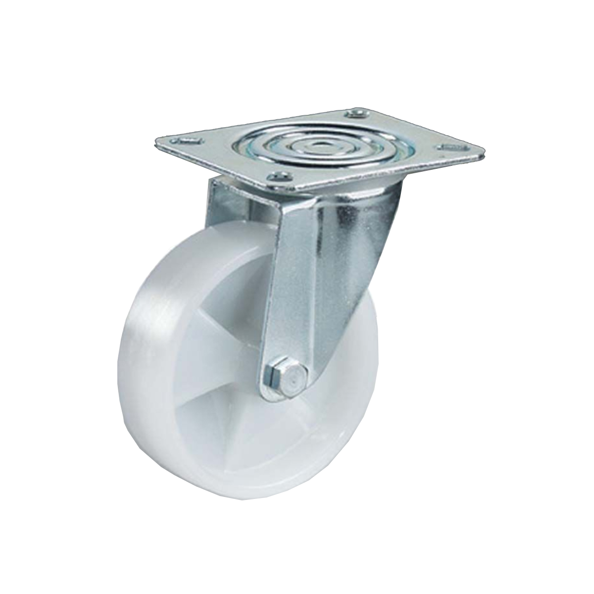 WHEEL WITH FLANGE NVPBX WHITE