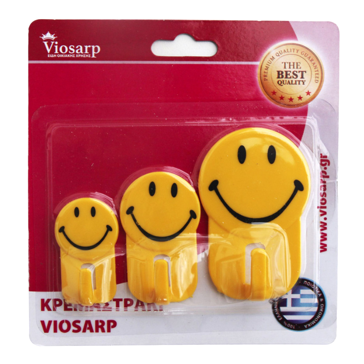 VIOSARP WALL HANGER 3 PCS DESIGN EMOTICON