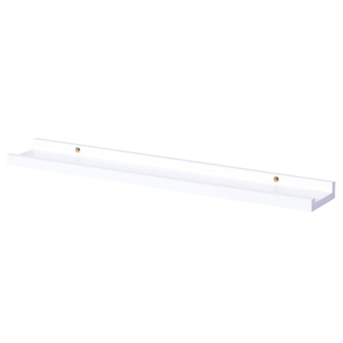 DECO SYSTEM WHITE PHOTO SHELF 60CMX90CMX9MM