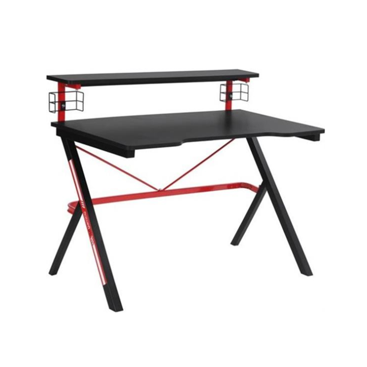 GAMING DESK 120X60X73CM BLACK WITH RED HM8713