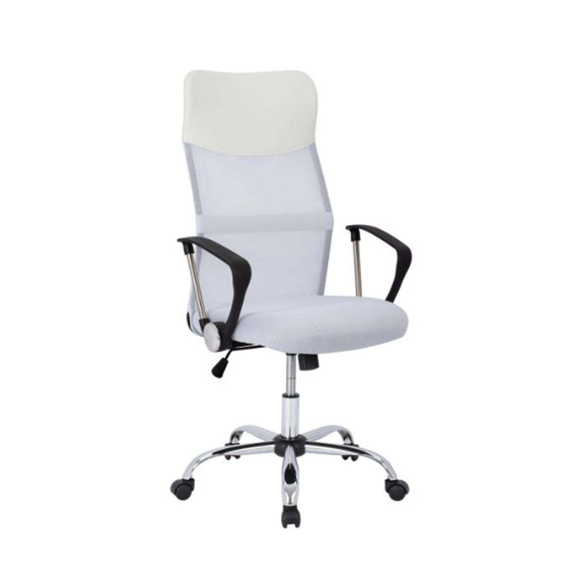 OFFICE CHAIR WITH ARMS AND PERFORATED FABRIC