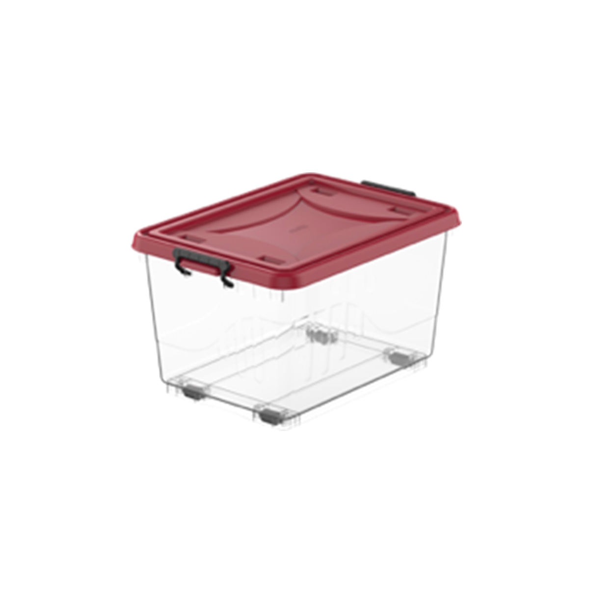 STORAGE BOX 33L 52X37,5X31CM TRANSPARENT