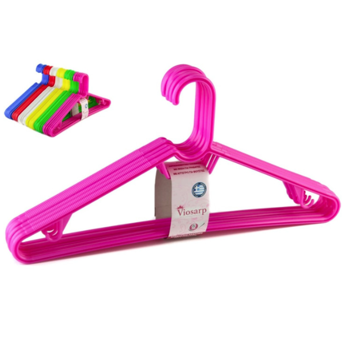 VIOSARP PLASTIC HANGER 6PCS