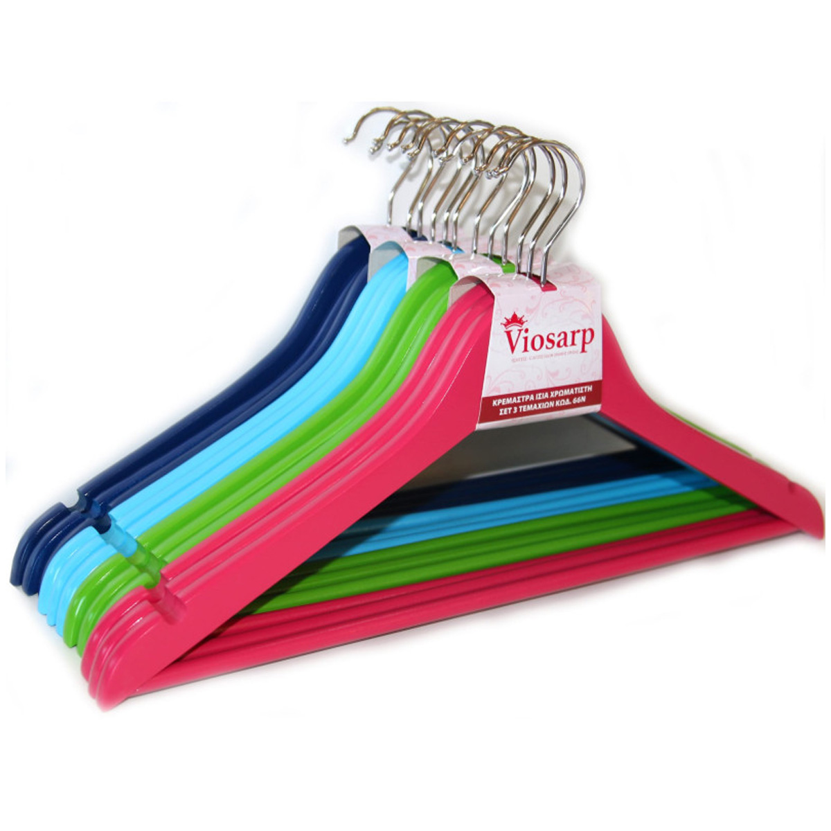 VIOSARP WOODEN HANGER 3 PIECES