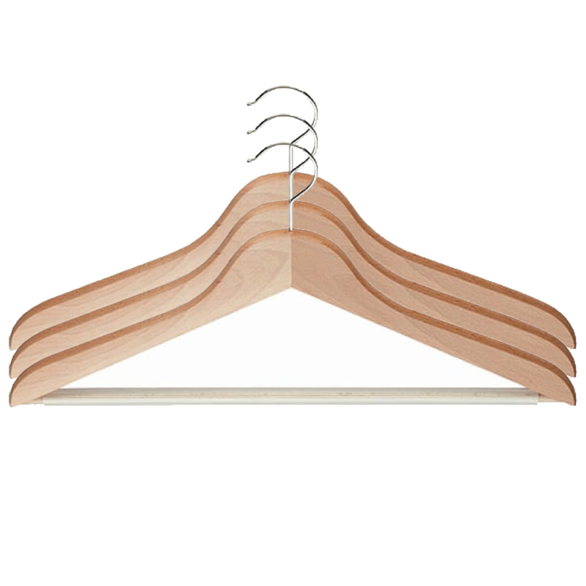 VIOSARP CLOTHES WOODEN HANGER 3PCS