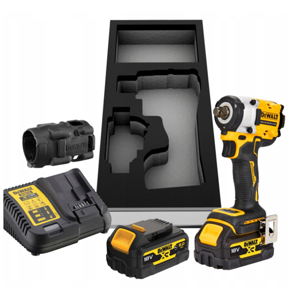 DEWALT PULSE SCREWDRIVER 18V XR 1/2'' X2 5AH AUTOMOTIVE DCF921P2G-QW