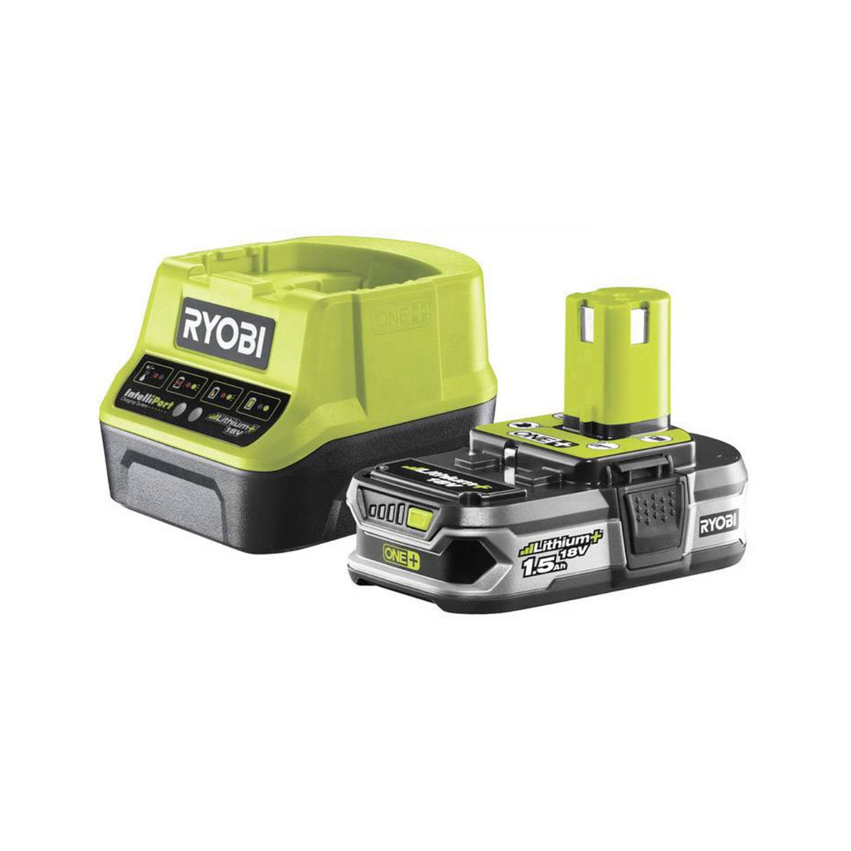 RYOBI BATTERY LI-ION ONE + 1,5AH CHARGHER RC18120-115