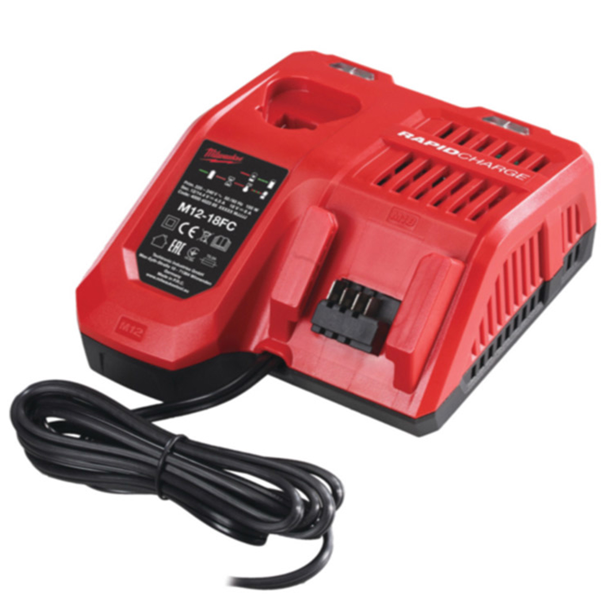 MILWAUKEE BATTERY CHARGER RAPID M12-18FC 12-18V