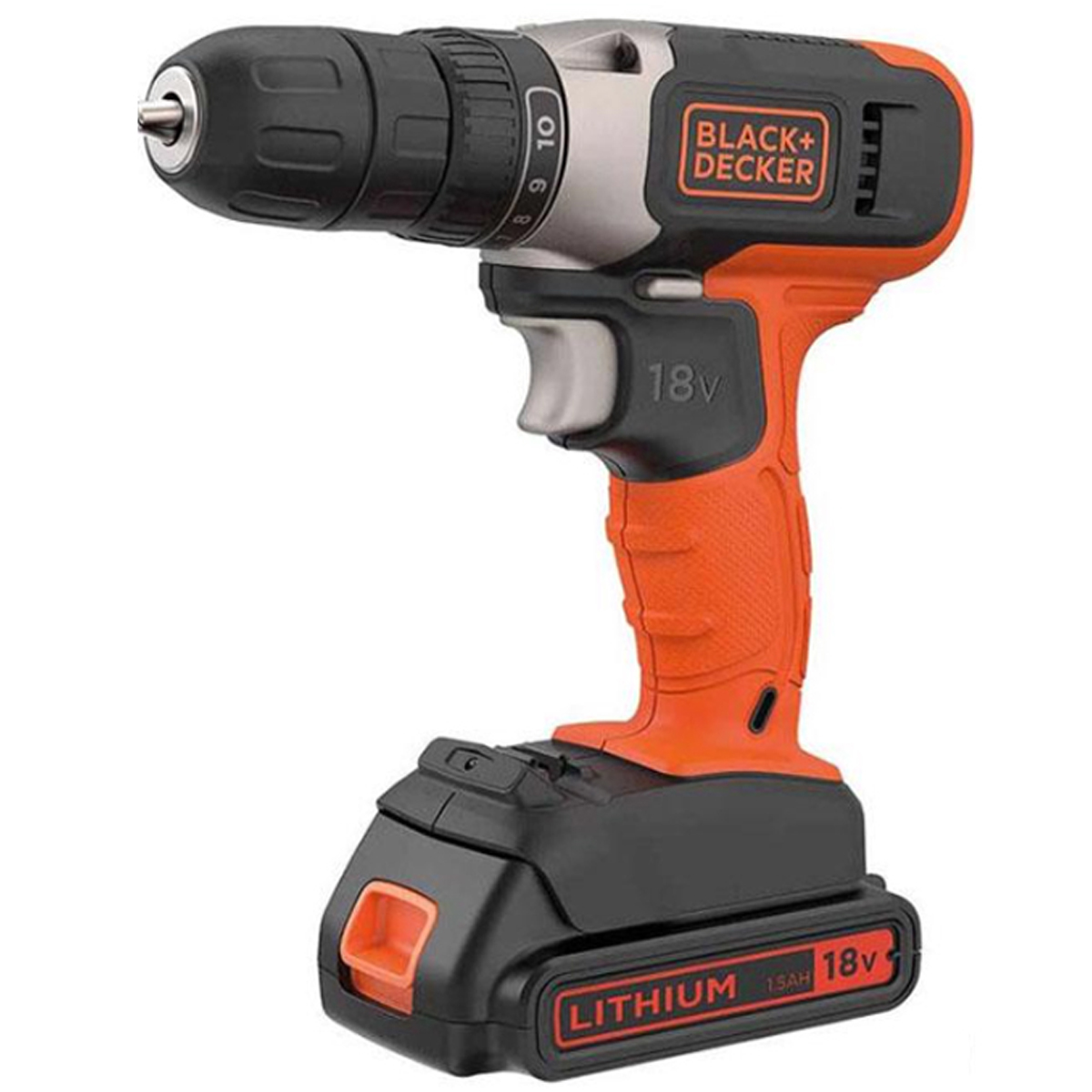 BLACK + DECKER BCD001C1-QW DRILL DRIVER 18V/1.5AH BCD001C1-QW