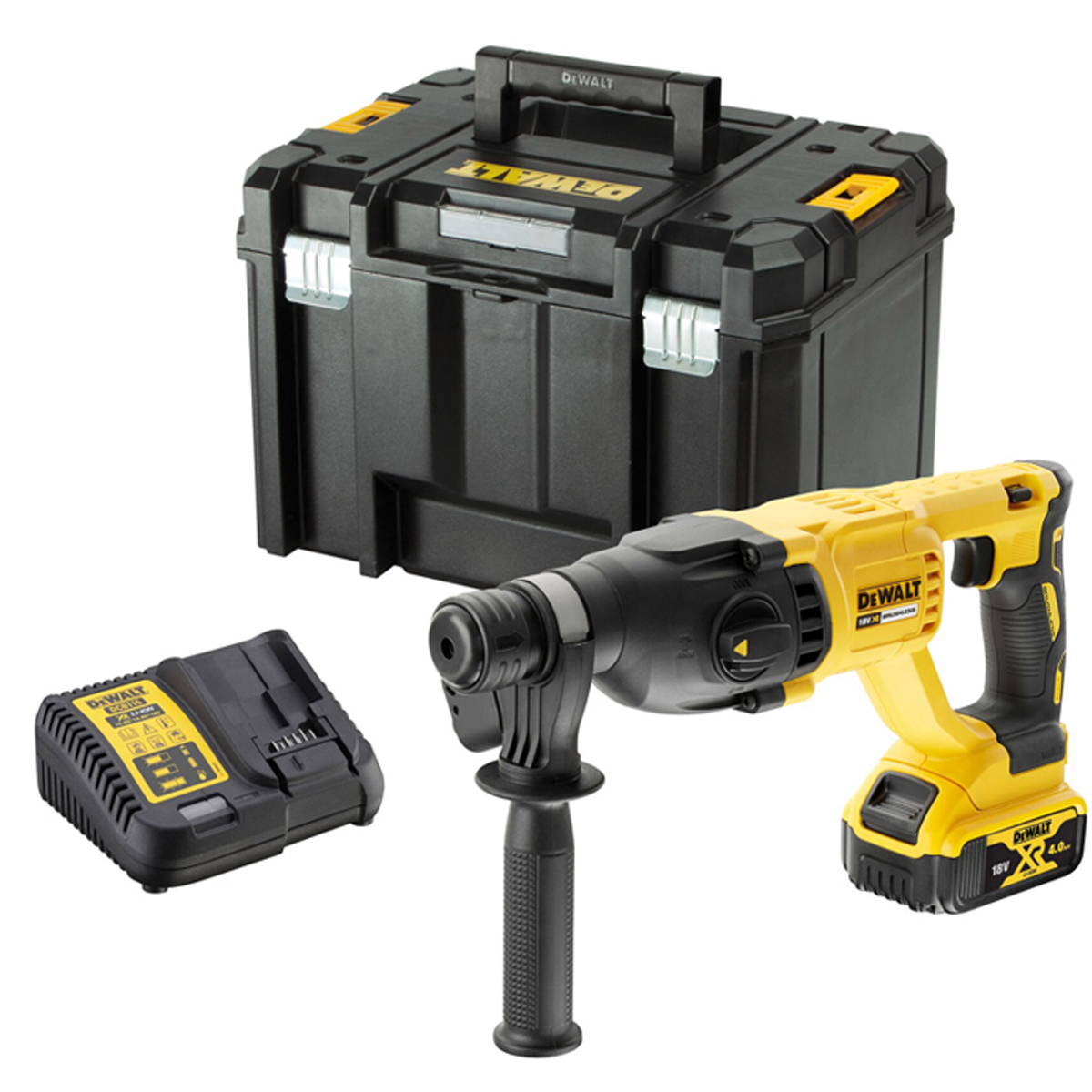 DEWALT RECHARGEABLE GUN 18V 4AH SDS PLUS BRUSHLESS