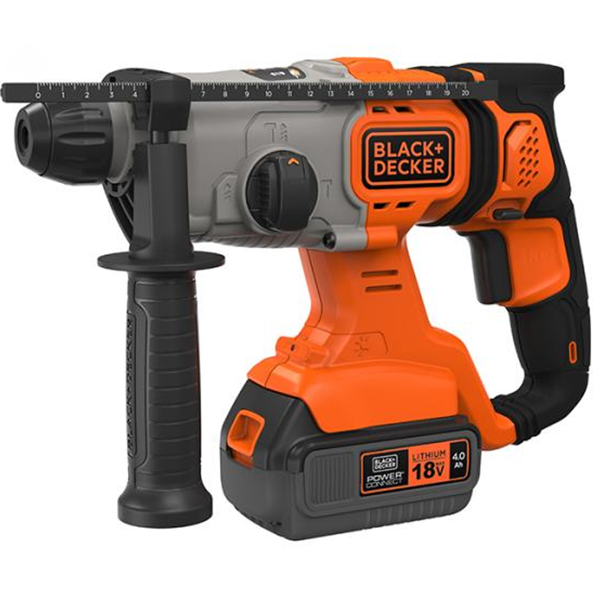 BLACK + DECKER SDS GUN SET 18V BCD900M1K-QW