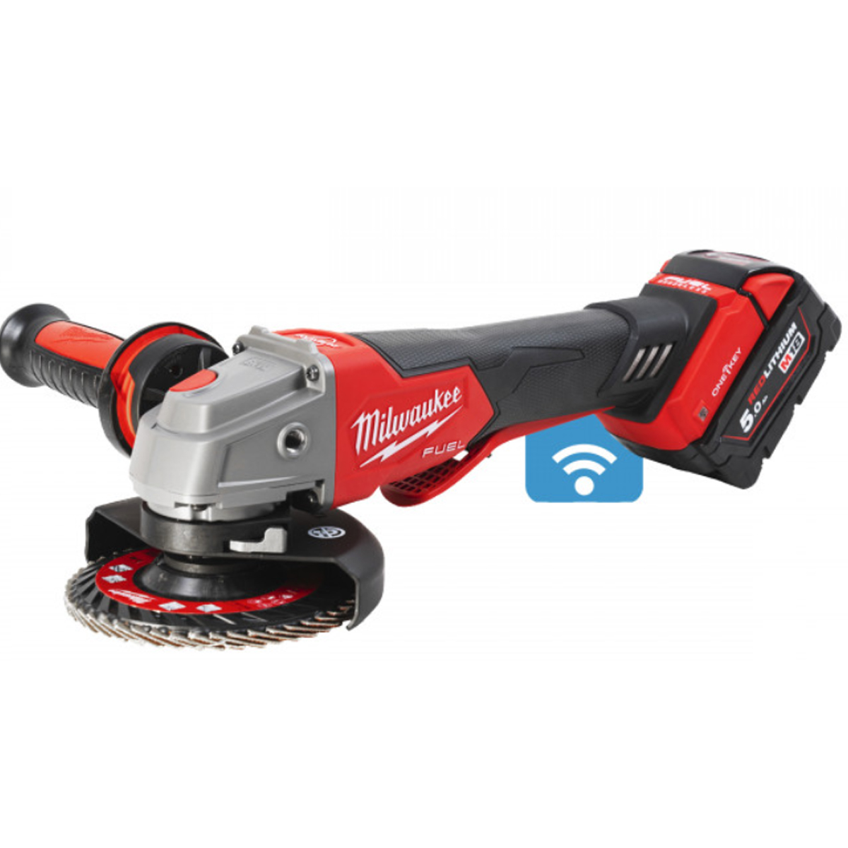 MILWAUKEE ANGLE WHEEL SET M18ONEFSAG125XPDB-502X