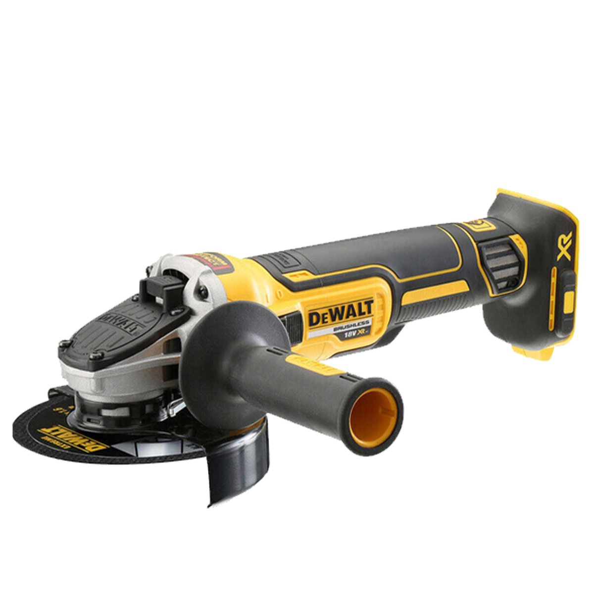 DEWALT RECHARGEABLE 18V 125MM BRUSHLESS ANGLE WHEELER