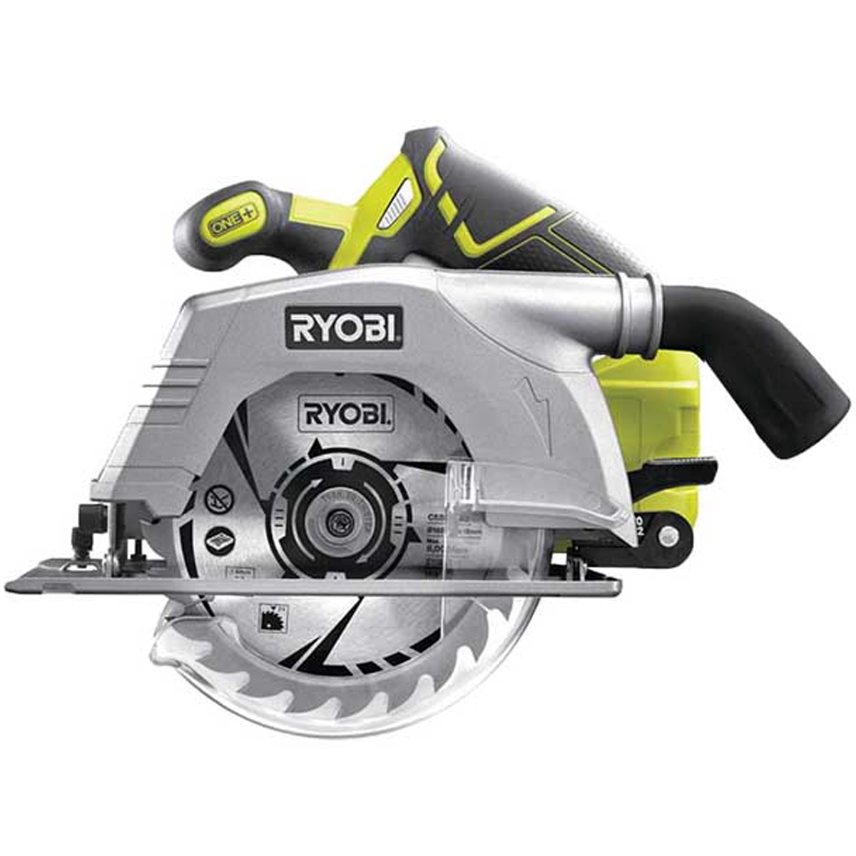 RYOBI CORDLESS CIRCULAR SAW WITH BATERIES 18V R18CS-0