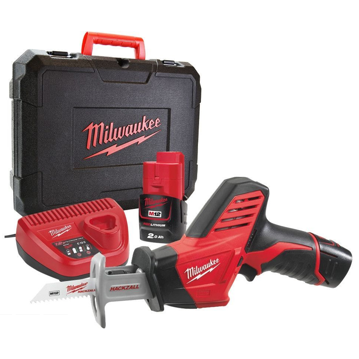 MILWAUKEE HACKZALL 12V 2.0AH LI-ION C12HZ-202C