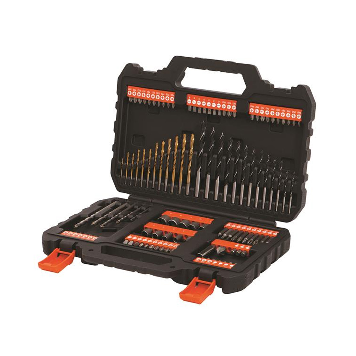 BLACK & DECKER SET OF SCREWS, NUTS AND TIPS 109 PCS