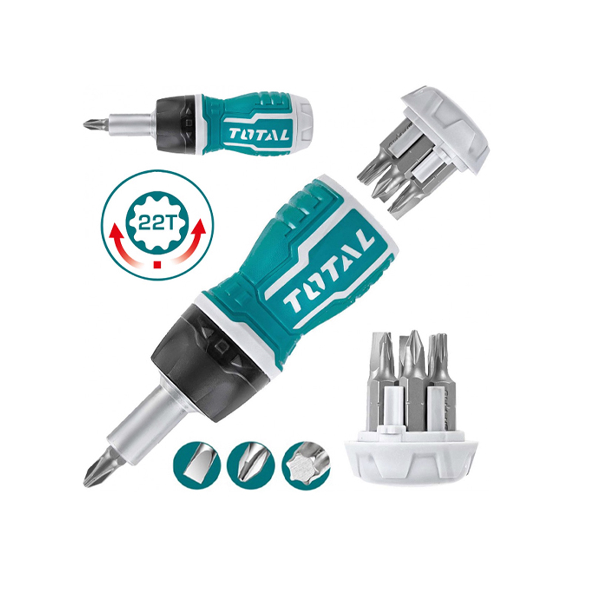 WRENCH SCREWDRIVER 8 PCS SL5, SL6, PH0, PH1, PH2, T10, T20