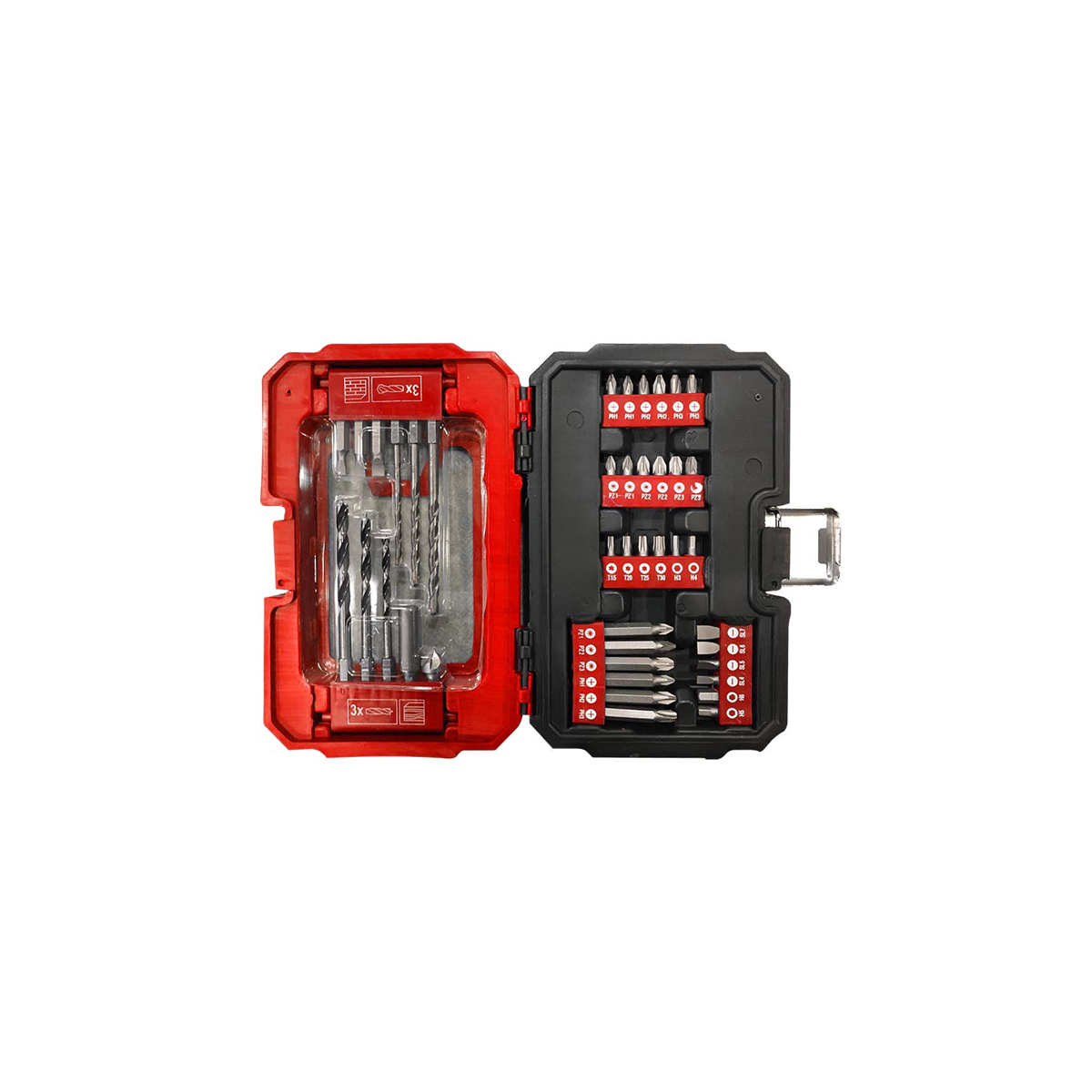 BORMANN SET OF DRILLS & BITS SET IN A CASE 41PCS