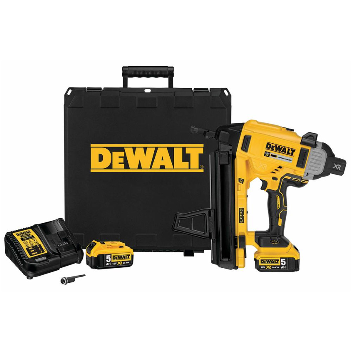 DEWALT XR BRUSHLESS CORDLESS CONCRETE NAILER DCN890P2-QW 18V 2X5AH
