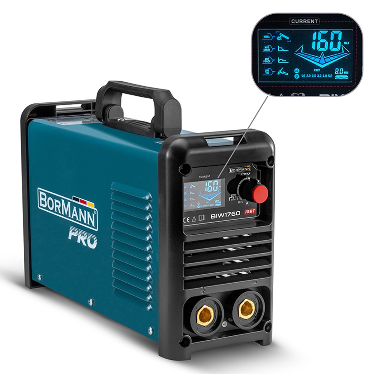 BORMANN INVERTER WELDING MACHINE WITH DIGITAL DISPLAY
