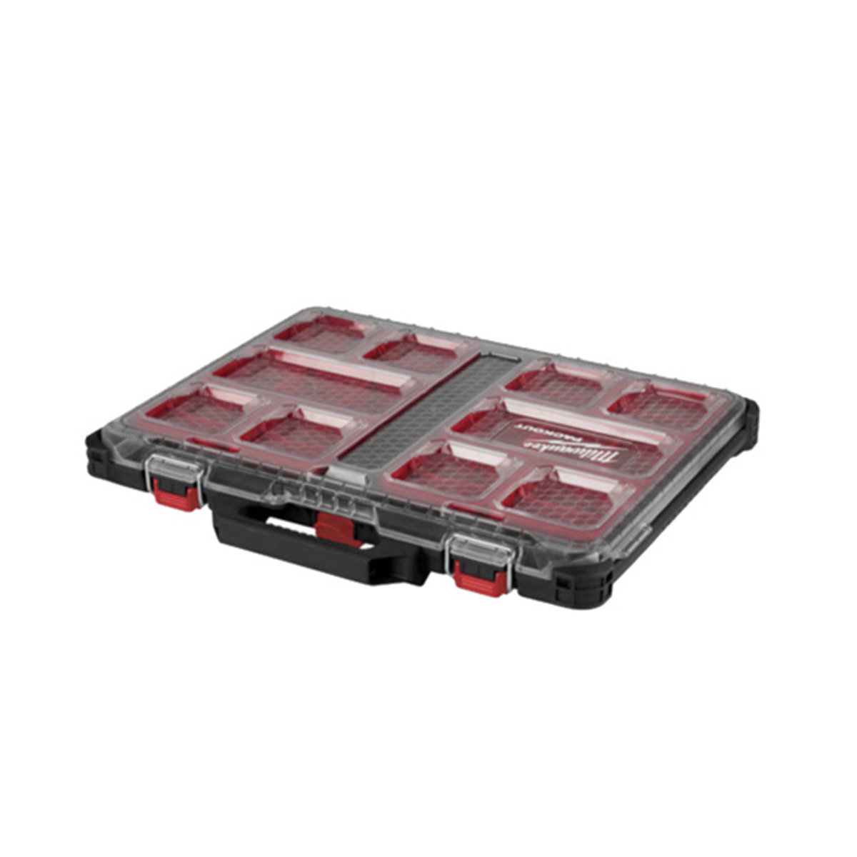 MILWAUKEE PLASTIC TOOL BOX PACKOUT SLIM ORGANISER 4932471064