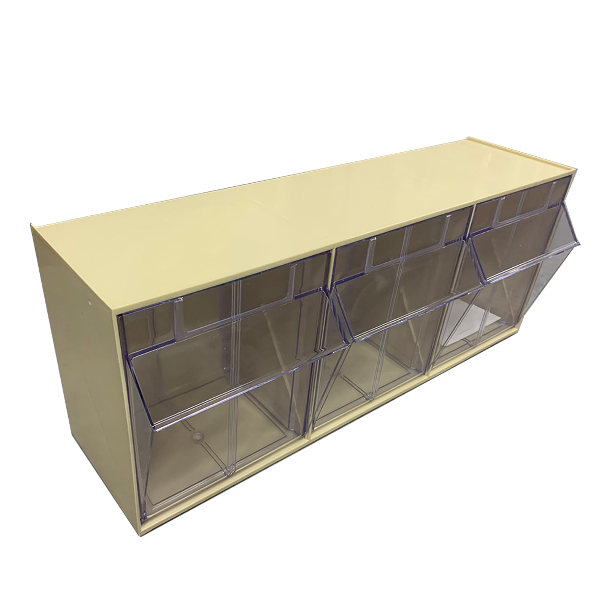 TILT-BIN WITH COMPARTMENTS