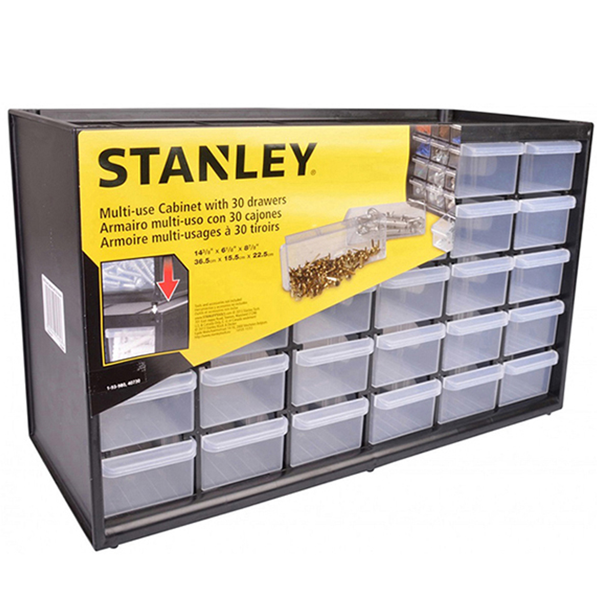 STANLEY CASE FOR SCREWS DRAWERS 30PCS