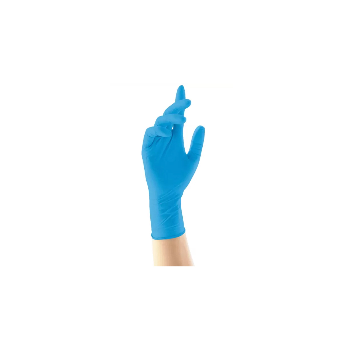 POWDER-FREE NITRILE GLOVES 100PCS BLUE