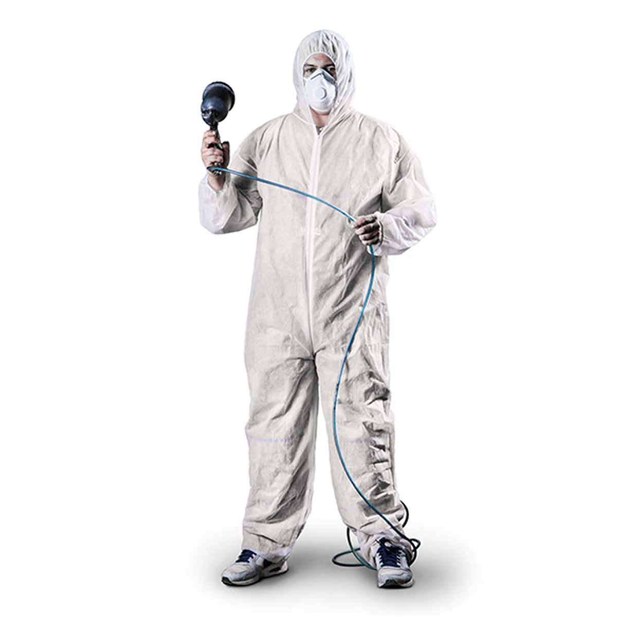 FULL BODY PROTECTIVE WORK SUIT XXL WHITE