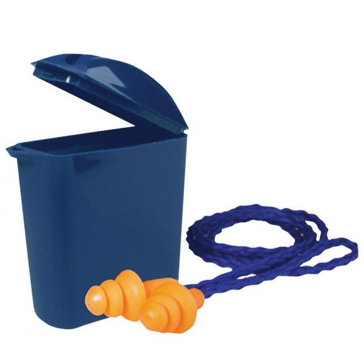 3M EARPLUGS WITH CORD IN CASE