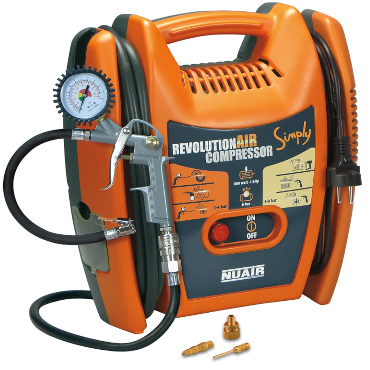 MINI AIR COMPRESSOR 1.5HP 8BAR 180L / MIN