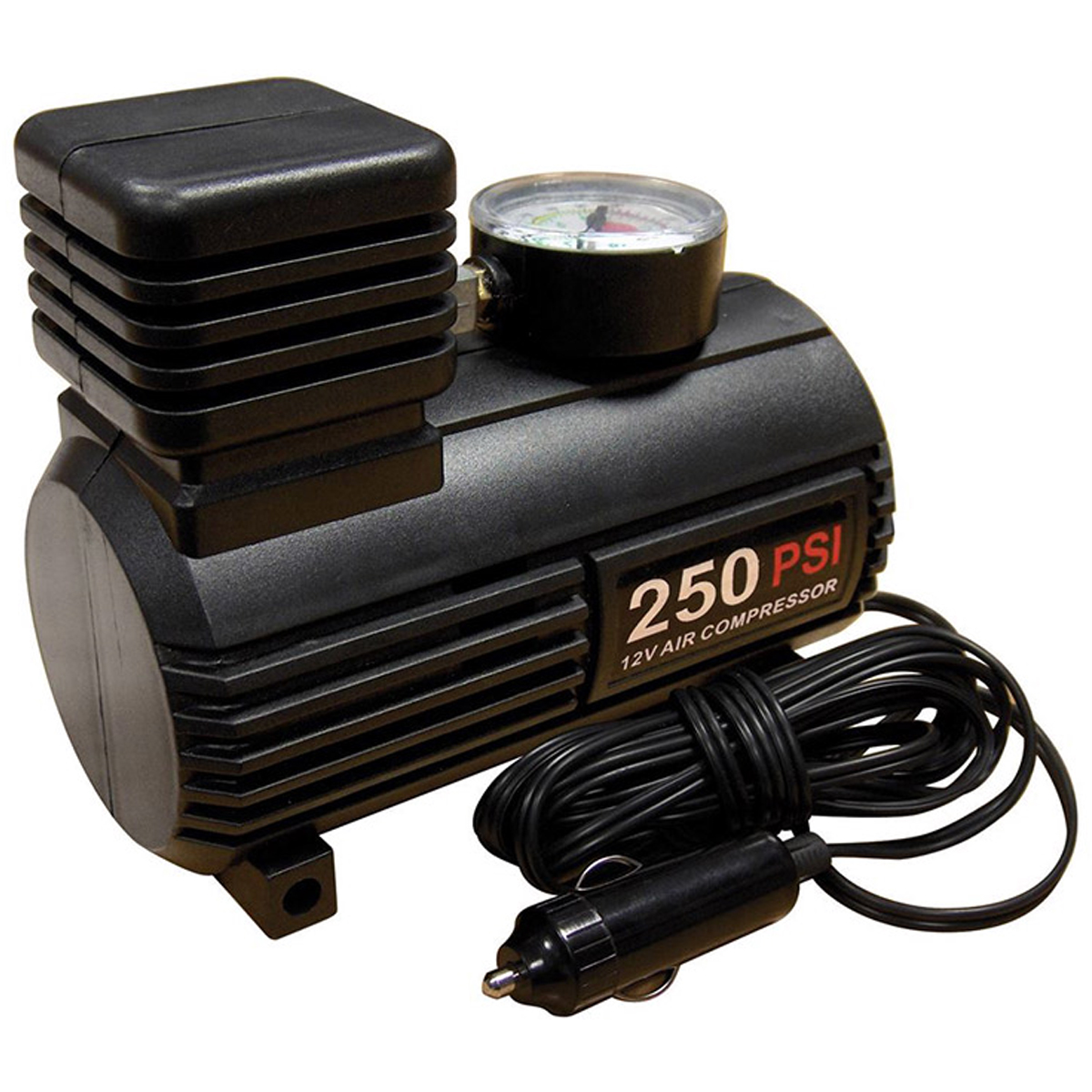 STREETWIZE COMPACT AIR COMPRESSOR WITH GAUGE SWAC1