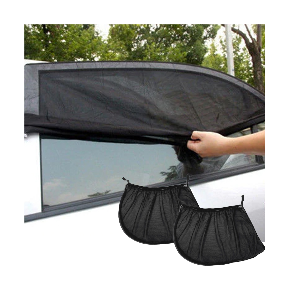 AUTOMAX CAR WINDOW SHADE 2PCS