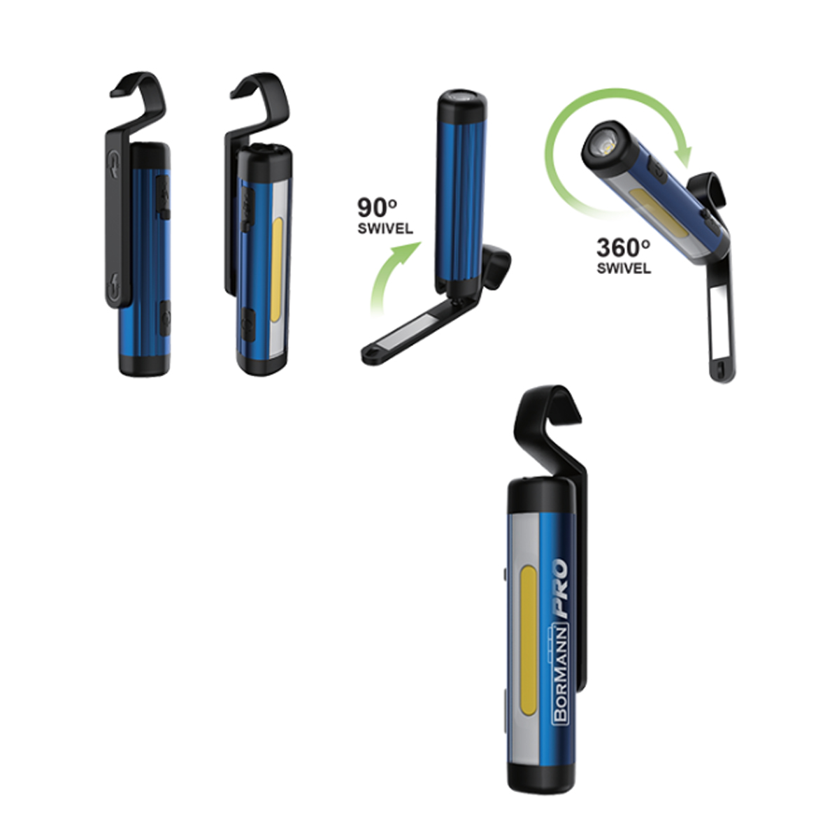 BORMANN WORK LAMP RECHARGEABLE 250LM BPR 6023