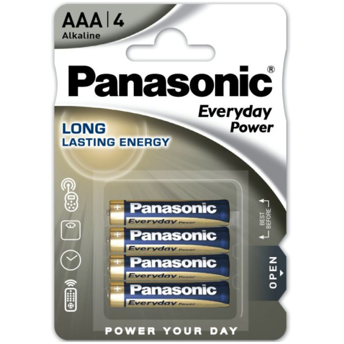 PANASONIC EVERYDAY ALKALINE BATT. AAA P4