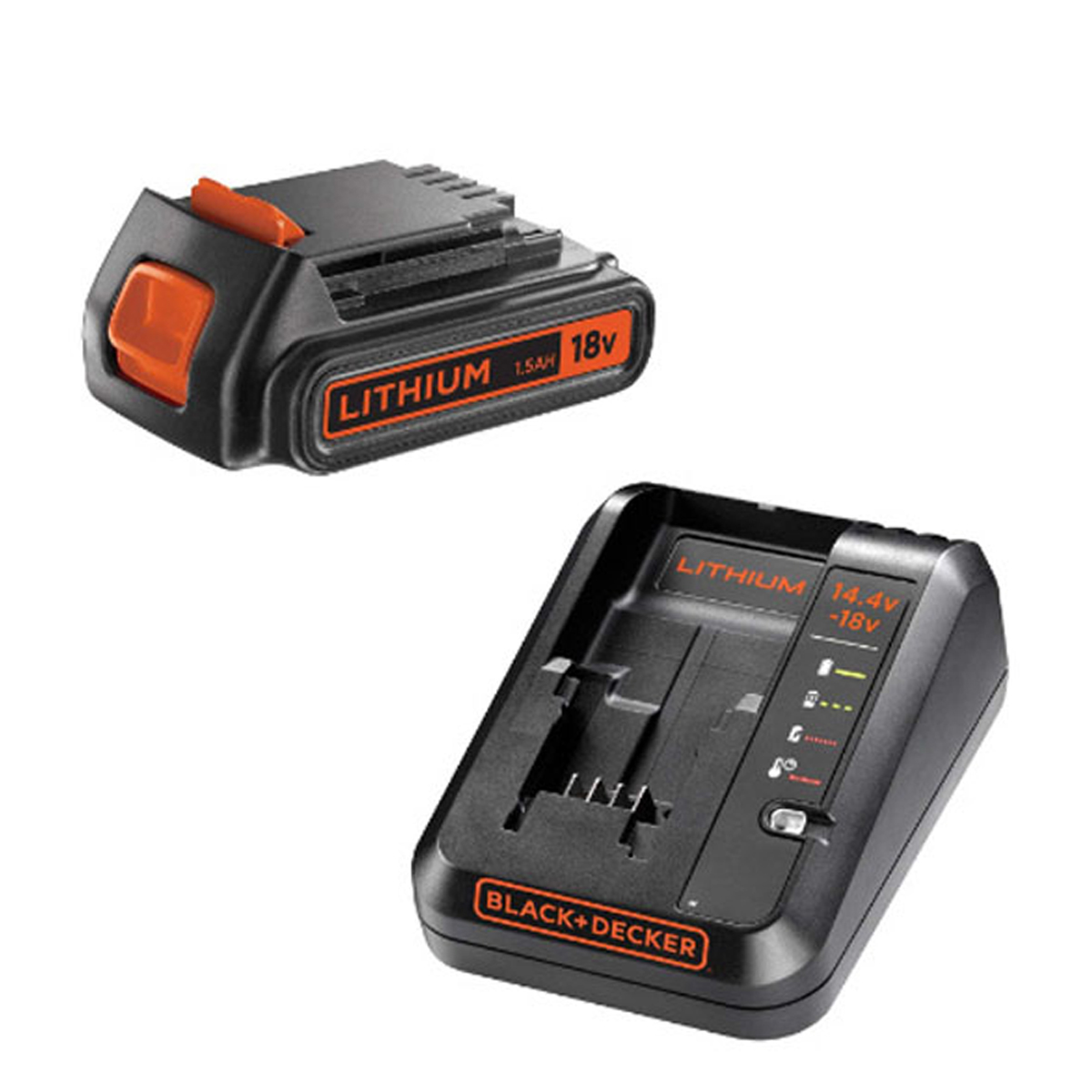 BLACK + DECKER CHARGER 1A+1.5AH BATTERY
