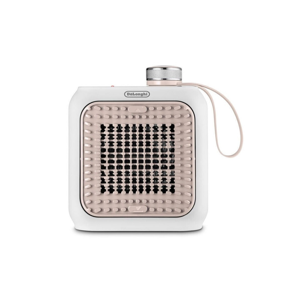 DELONGHI CERAMIC AIR HEATER 360W WHITE-PINK HFX10B03.PK CAPSULE DESK