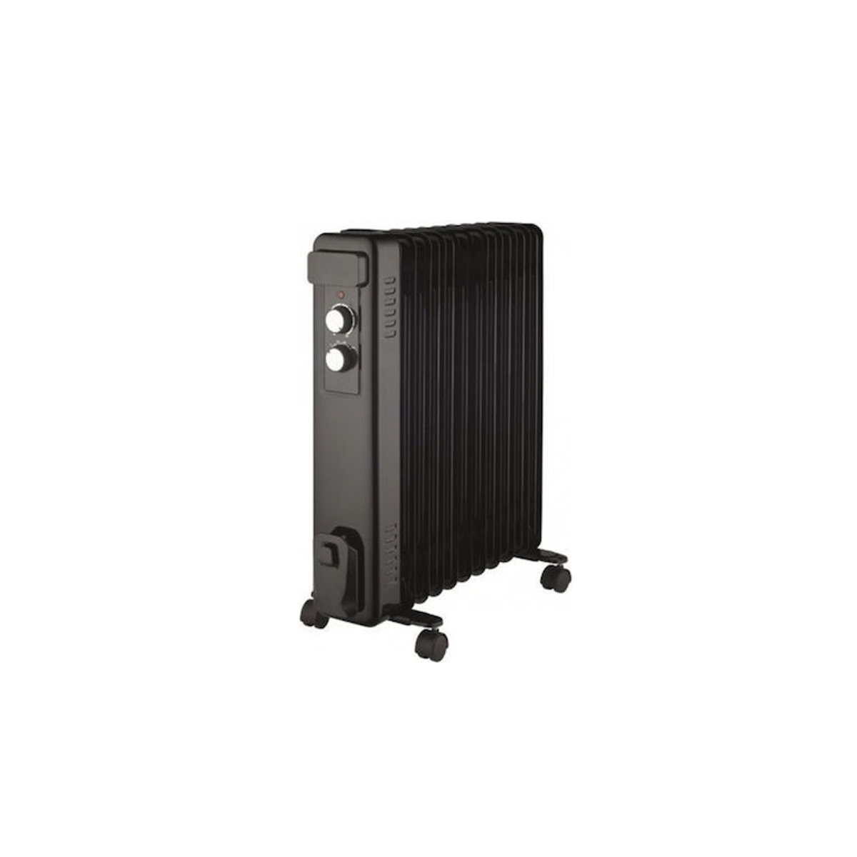 EUROLAMP OIL RADIATOR 11 RIBS 2500W BLACK