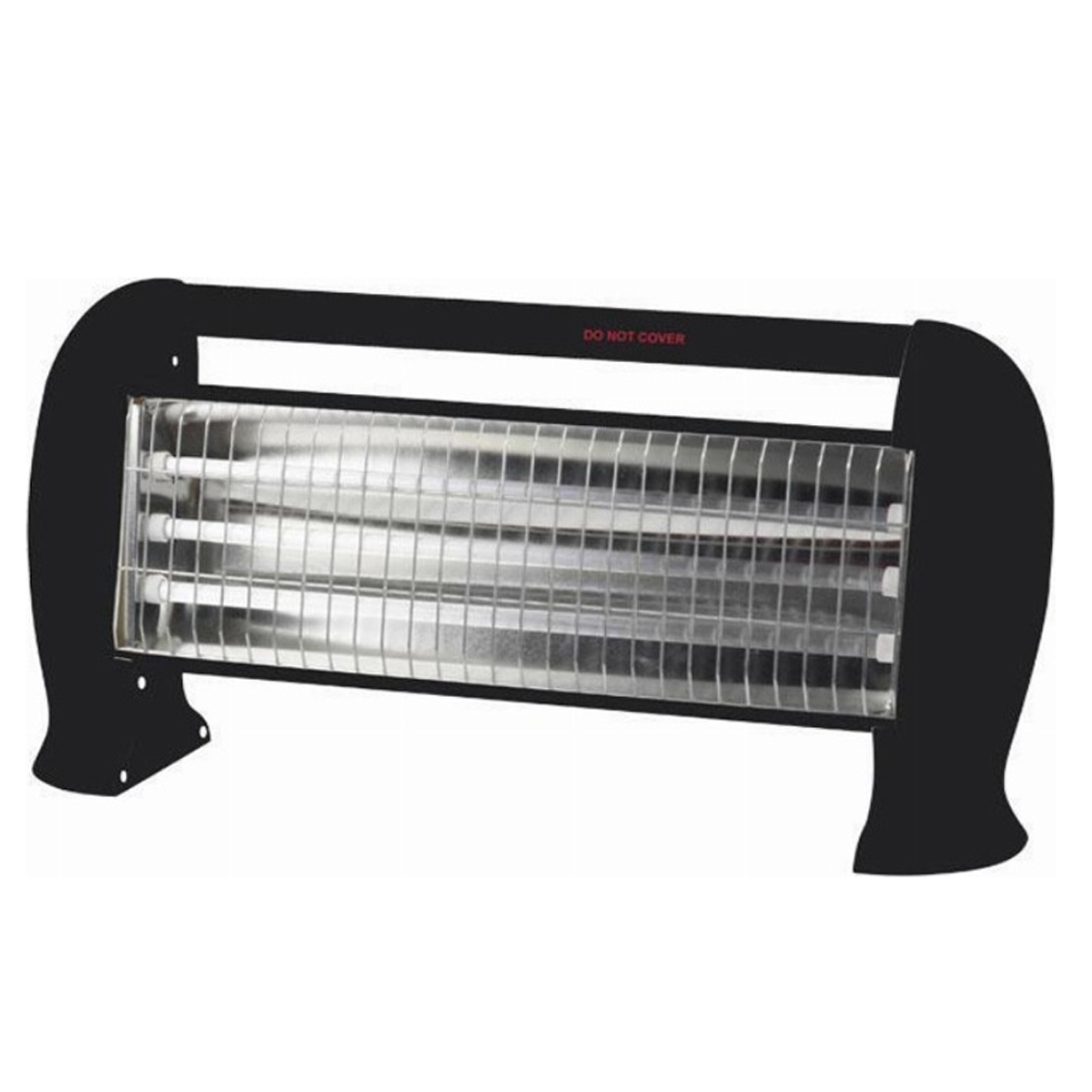QUARTZ HEATER BLACK 1200W