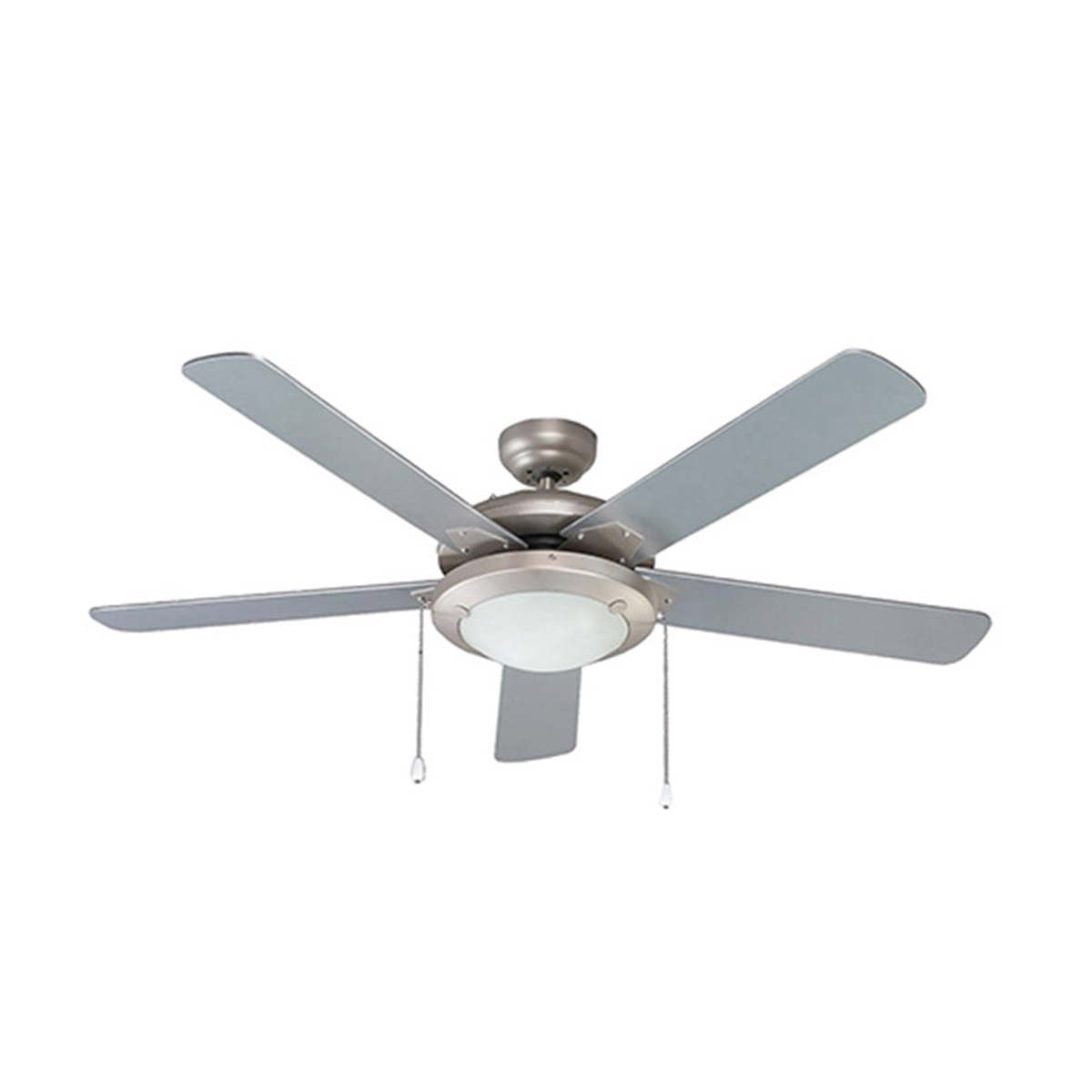 OTTO CEILING FAN 52 '' (130CM) D52018 5 WINGS 1 LIGHT NICKEL