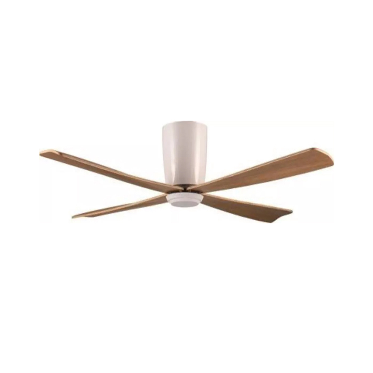 EUROLAMP CEILING FAN LIGHT WOOD COLOR WITH WHITE BASE Φ122 58W DC MOTOR AND CONTROL