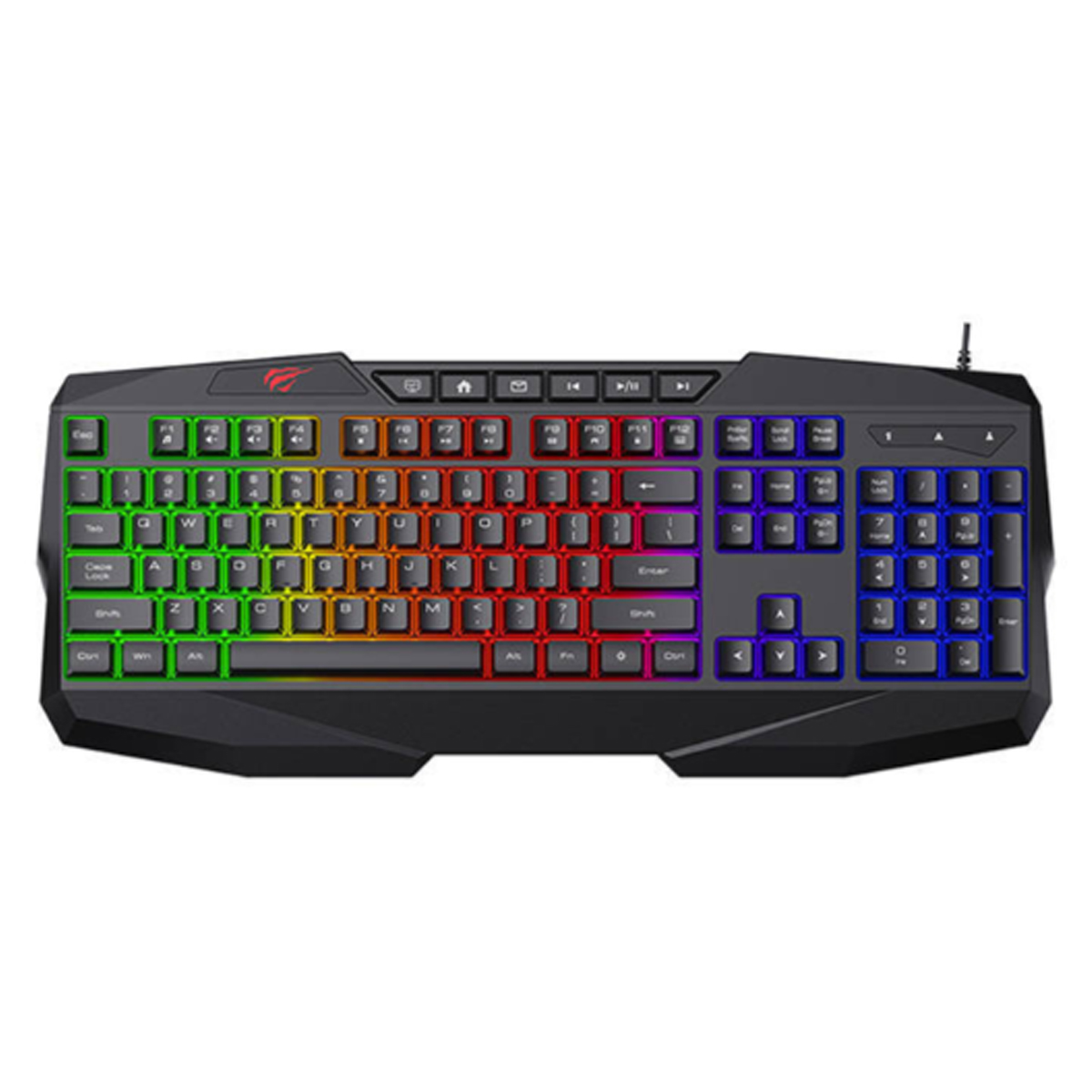 HAVIT WIRED GAMING KEYBOARD BLACK