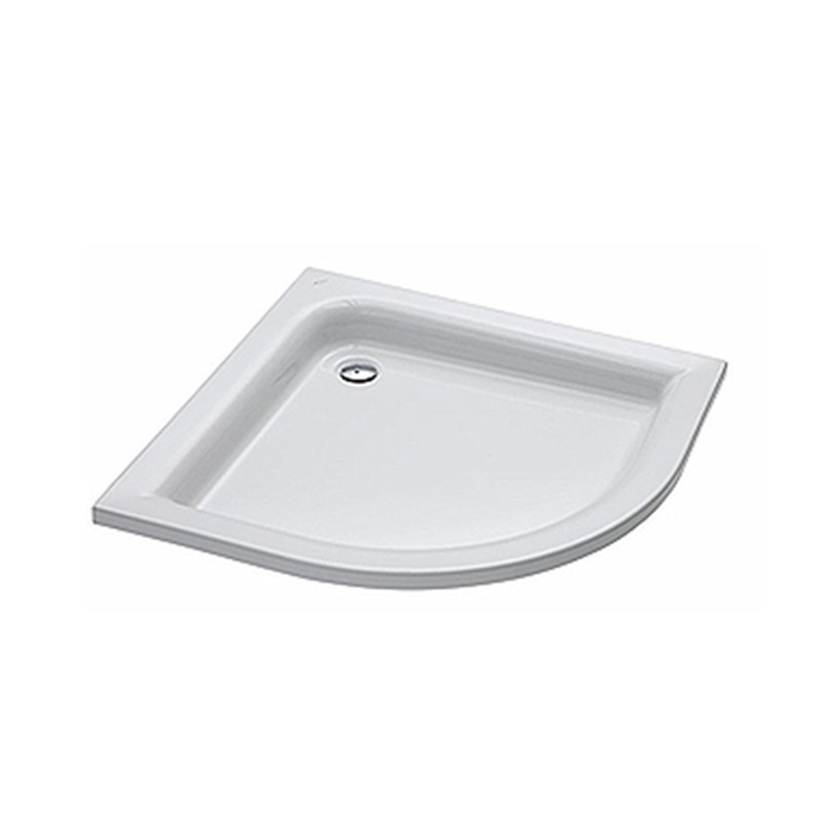 PORCELAIN SHOWER 80X80X10CM CIRCULAR