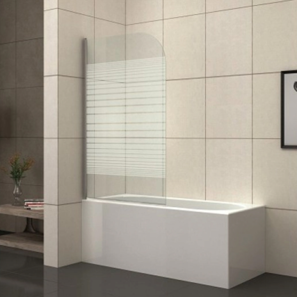 GLASS BATHROOM DOOR 112FT/31 80Χ130CM 4MM